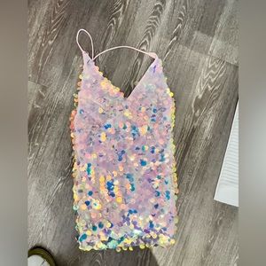 Motel sequin mini dress